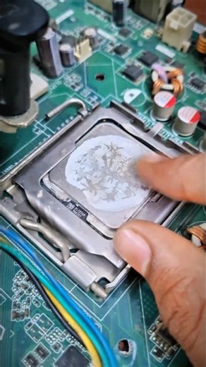 change Thurmal paste of my old pc #shorts