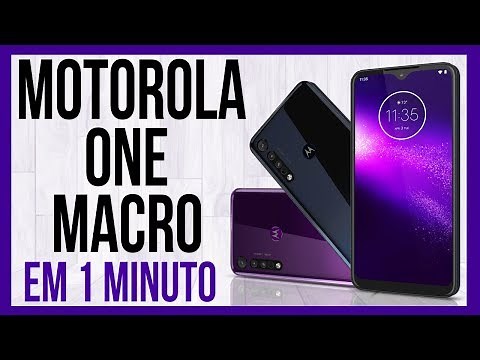 Motorola One Macro (Ficha Técnica)