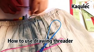 Watch How to use different styles of drawstring threader on Amazon Live