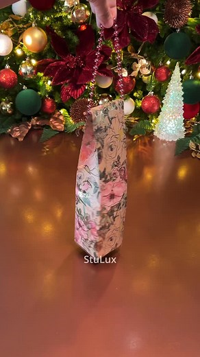 8.7K views · 1.8K reactions |  Luxury Bottle Gift Wrap ✨  COMMENT ‘SLOW’ if you need a slow tutorial for this wrapping technique  Images Captured and Edited by @stulux_ . #christmas2025 #christmascountdown #christmas #xmas #wintervibes #stulux #giftwrapping #ruspepa #wrapoholic #xmascountdown #christmastree #christmassongs #169stulux | StuLux Gift Wrapping | Facebook
