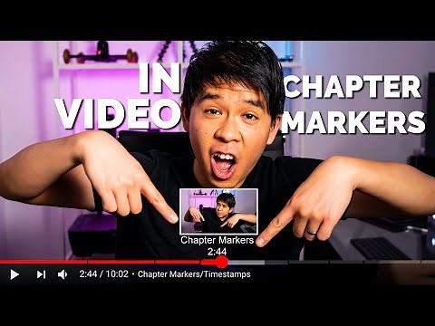 How to Add IN-VIDEO CHAPTER MARKERS or Timestamps Directly on Your YouTube Videos | NEW FEATURE
