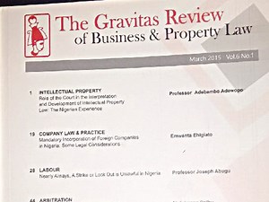 The Gravitas Review of Business & Property Law