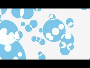 [無料映像素材] 水玉・青・水色・空色 壁紙 [フリー動画素材]