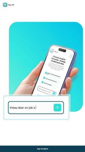 Găsește un job în Germania – în română, prin chat | Hey-KI