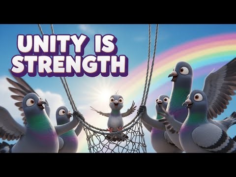 unity is strength,moral story for kids,team work,kids story about working together,bed time story