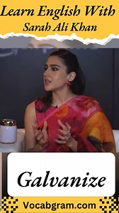 50K views · 841 reactions | Galvanize Meaning - Learn English With Celebrities #vocabs #englishlanguage #englishvocabmastery | Vocabgram | Facebook