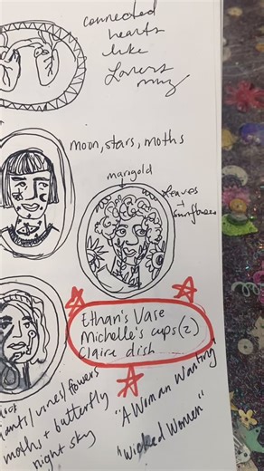 from sketch to plate  the more things change, the more they stay the same @amacobrent jet black underglaze on @lagunaclay bmix. #ceramics #pottersofinstagram #howiamaco #pottery #sgraffito #portrait | Alex Hodge | Facebook