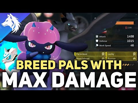 Breeding The STRONGEST Pal With 4 Highest ATTACK TRAITS (1500+ DAMAGE)