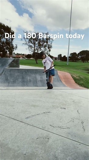 Down at local skatepark today #skatepark #tuff #viral #scooter