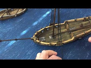28mm Ship Rigging for 3d Printed Sloop for Wargames and RPG