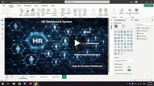 HR Analytics Dashboard in Power BI for Executive-Level Insights | MOHAMED MAROF posted on the topic | LinkedIn