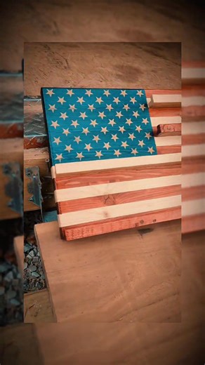 Challange Coin Display #woodworking #Patriotic #woodflags | Dusty Corner Creations LLC
