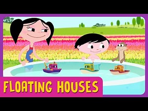 🟠 FLOATING HOUSES - Full Episode l Earth To Luna!