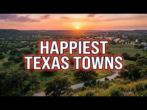 10 Happiest Small Towns in Texas to Live in 2026
