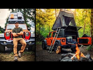 Jeep Wrangler Camping Build with a Kitchen, 2 Beds and Closet