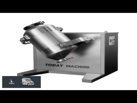 3D Rotating Drum Industrial Motion Mixer High Efficient Dry Powder Mixer Machine