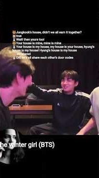 🐯Jungkook’s house, didn’t we all earn it together?🐹true when they shared each other house door code