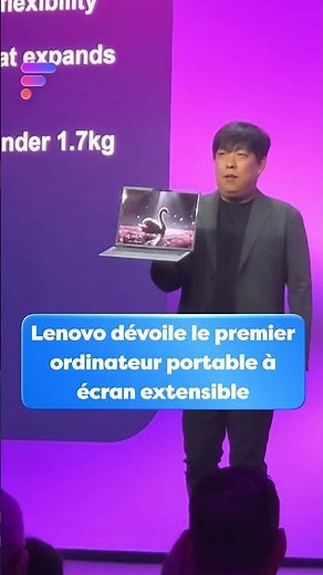 Un ordinateur à écran extensible ? #shorts