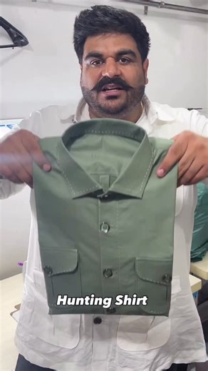 Shah Designer on Instagram: "Hunting shirt with stitching ₹2500 Video call+ number 9041070432"