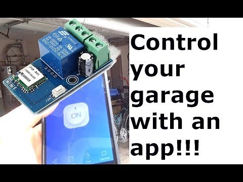 How to Use a WIFI Inching Relay (Garage Door Project) (Icstation)