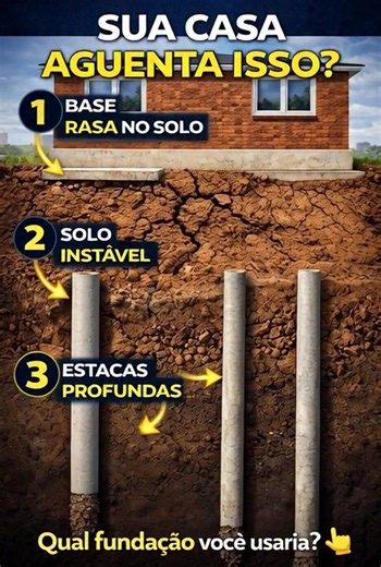 🏗️ Shallow vs Deep Foundation: Right and Wrong Construction Methods ⚠️✅ A simple comparison showing why shallow foundations can cause structural failure, while deep pile foundations provide better stability and long-term safety for buildings. #fblifestyle | Bom Pedreiro