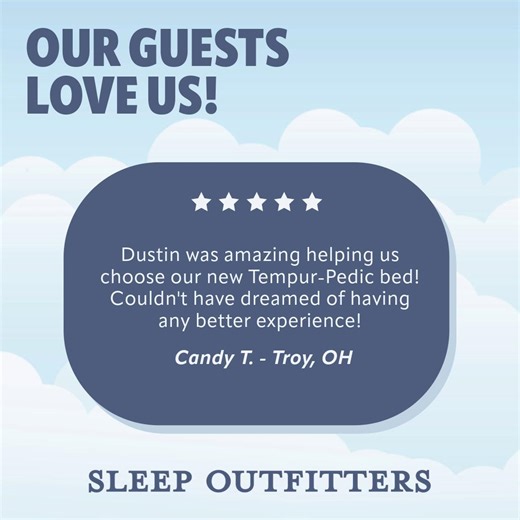 Your reviews make our day (and our naps even sweeter 😴). With a 4.9⭐ Google rating, it’s clear… we love our guests just as much as they love us! 🛏️💛 #SleepOutfitters #BestSleepEver | Sleep Outfitters
