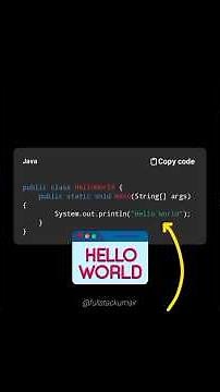 Why Every Programmer Writes Hello World First || Java Program Explained || #fullstackumair