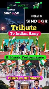 B Praak Performance In PBKS vs DC Match Tribute To Indian Army #pbksvsdc#punjabvsdelhi#ipl#ipl2025#iplfact#viralreels#bpraak#bpraaksong#newreels#cricket | Md Saad