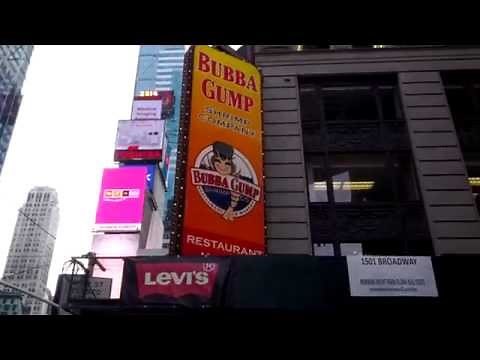 Bubba Gump Shrimp Company Restaurant in Times Square, New York City, New York