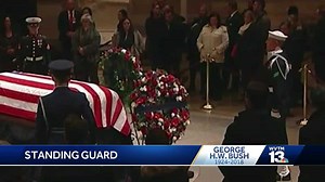 Childersburg native stands guard over former President George H. W. Bush's casket
