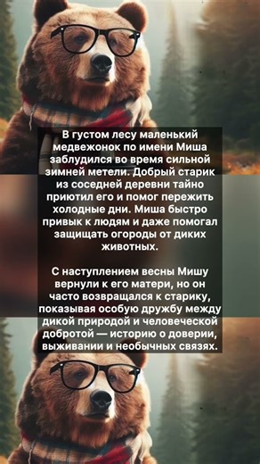 🐻🧸Миша — медвежонок из леса #хочуфакты #интересное #животныешляйх