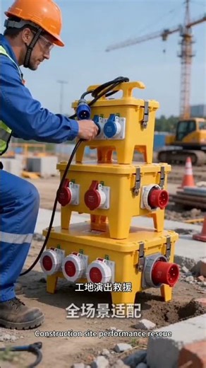 Waterproof Portable Power Distribution Box | Safe Solution for Construction