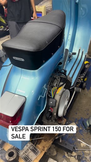 7.6K views · 125 reactions | Vespa sprint 150 for sale Rm 18k Warannty kedai 1 tahun Sebarang pertanyaan lanjut Lanjut berkenaan alat ganti,restorasi,service dan penjualan vespa & royal alloy sila hubungi no yang tertera dibawah  Amir +60133101135 Haikal +60169208820 | Vespa empire enterprise | Facebook