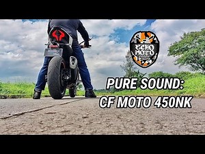CFMOTO 450NK - PURE SOUND FLYBY / STOCK EXHAUST SOUND / 270° CRANKSHAFT