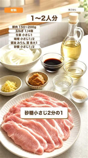 隠し味味噌でコク旨！極上ジューシー生姜焼き #簡単レシピ