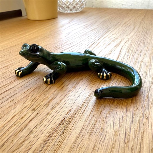 Vintage Resin Gecko 1980s Figurine - Etsy