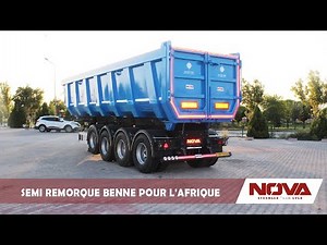 NOUVELLE REMORQUE BENNE POUR L'AFRIQUE