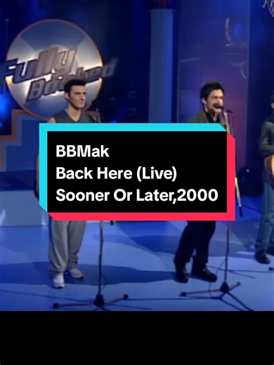 Artist : BBMak Song : Back Here (Live) Album: Sooner Or Later,2000 #bbmak #backhere #pop #livemusic #00smusic #fyp