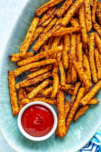 Crispy Air Fryer Jicama Fries {Low Carb} - The Girl on Bloor