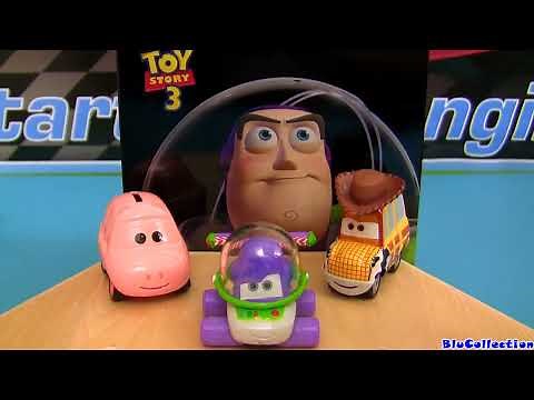 Disney Cars Buzz Lightyear Woody Hamm Diecast Car Toys