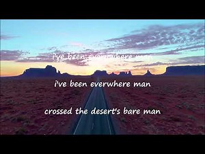 Ive Been Everywhere w/Lyrics- Johnny Cash