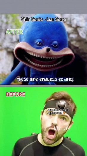 Shin Sonic - Liar Song | Before vs After