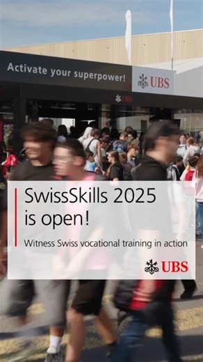 SwissSkills 2025 in Bern started on Wednesday, and the energy is overwhelming! 🎉 As a main partner, UBS is proud to see all the talented young professionals demonstrating their skills in competition. We’re also giving young people the chance to discover their superpower at the UBS stand. 💪✨ 👉 Missed it? Don’t worry, you still have until 21 September to experience SwissSkills at first hand and to discover Swiss vocational training in all its diversity. 📍 BERNEXPO 💡 We are particularly please
