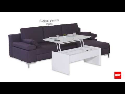 Table basse avec plateau relevable TOMMY - BUT