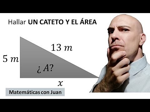 ▷ How to find the area of ​​a right triangle with the hypotenuse and one leg
