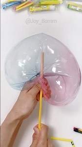 ❤️💙Magic Balloon #diy #toys #매직풍선