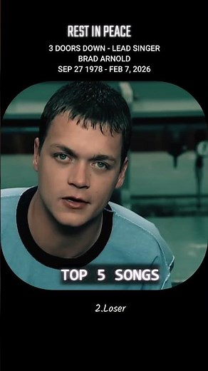 Top 5 - 3 Doors Down Songs | A Tribute to Brad Arnold & the Band