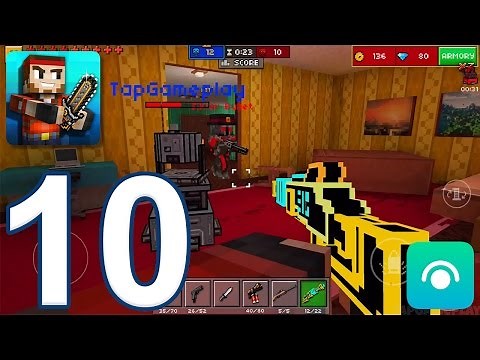 Pixel Gun 3D - Gameplay Walkthrough Part 10 - Team Fight (iOS, Android)