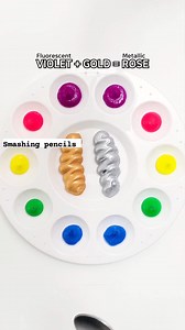 1.4M views · 10K reactions | Gold VS Silver #colors #paintmixing #colormixing #art #artvideo #yellow #black #zuchini #colorfamily #color #mixing #palette #asmrsound #satisfying #satisfyingvideo #asmr #asmrsound #tutorial #satisfying #fyp #reelsfb #foryou #follow #reels #viralvideo #trendingvideo #foryoupage #beauty | Marie Dee | Facebook