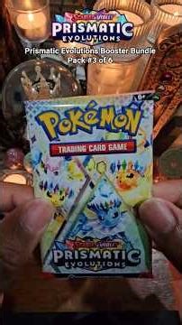 Prismatic Evolutions Booster Bundle Pack #3 of 6. 03-14-2026 ♥️👍